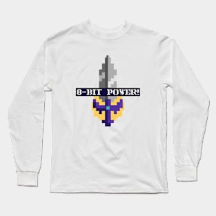 8 Bit Power - Retro Gamer Long Sleeve T-Shirt